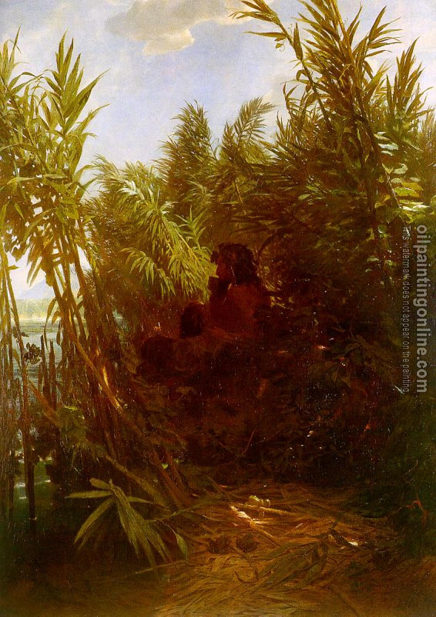 Bocklin, Amold - Pan Amongst the Reeds